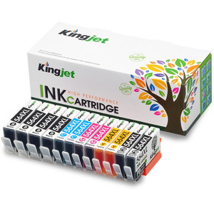 564XL Ink Cartridges, Kingjet 5 Color High Yield Replacements Compatible with Photosmart 7510 7515 7520 7525 B8550 C6380 D5460 D7560 C309a(2SET + 2BK)